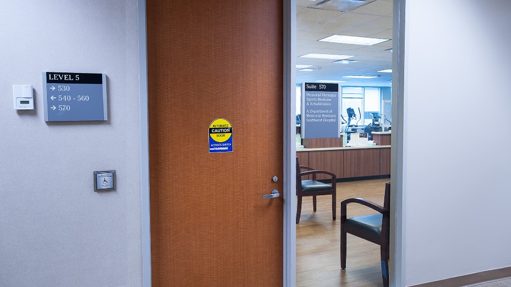Entrance to Rehabilitation Facility