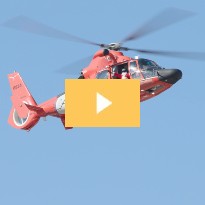 Coast Guard Santa Flyover
