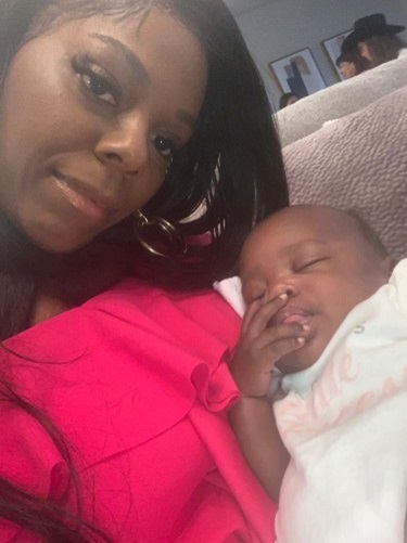 Ronnie with baby