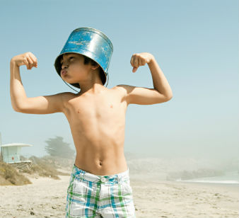 Child on the beach