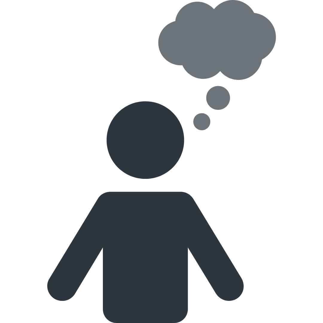 Person thinking