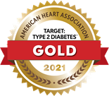 2021 AHA Target: Type 2 Diabetes Gold Level Recognition