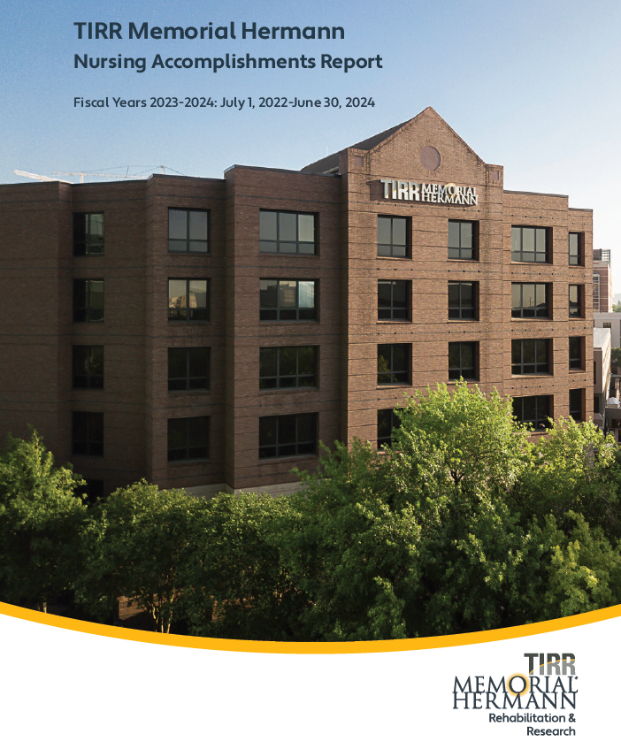 TIRR Memorial Hermann Nursing Accomplishments Report Cover Image