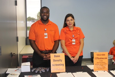 Tone Your Bones Sign Up Desk