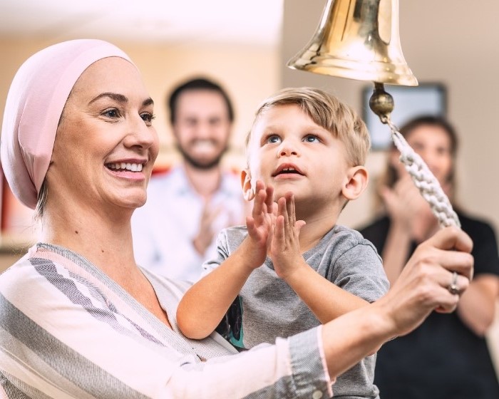 Patient ringing the bell
